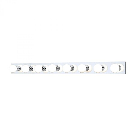 Thomas Vanity Strips 8-Light Wall Lamp in Chrome SL74254